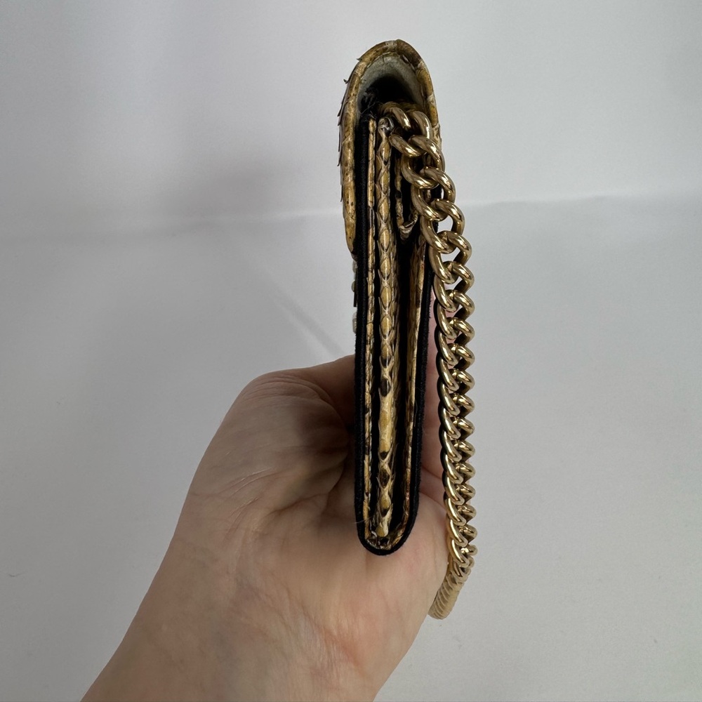 Authentic Dolce & Gabbana Python And Satin Chain … - image 8